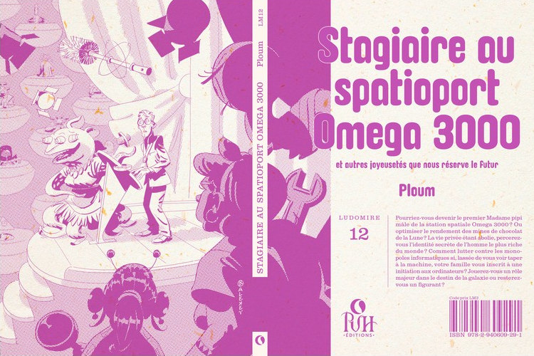 Stagiaire au spatioport Omega 3000… et autres joyeusetés que nous réserve le futur, recueil de nouvelles de Science-fiction, éditions PVH (2022). ISBN: 978-2-940609-29-1